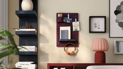 IKEA Has Just Released a New Colorway for Its Iconic SKÅDIS Pegboard, Which Makes Organization Look Effortlessly Stylish