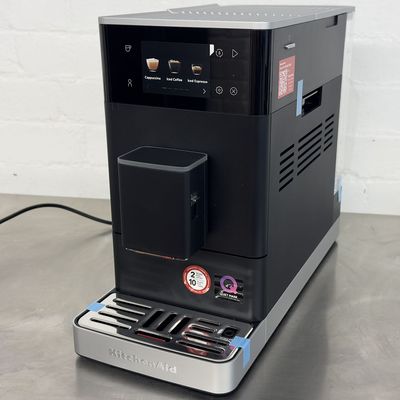 I just tried KitchenAid's new slimline bean-to-cup coffee machine – it's the perfect buy for small kitchens combining sleek style and great quality coffee