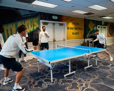 Inside the Socceroos’ World Cup home: ping pong, pool, retro kits and organic omelettes