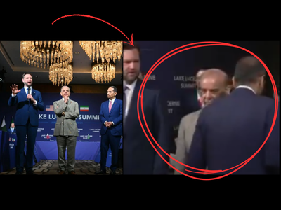 Watch: US Vice President Vance 'ignored' at Switzerland talks? Viral video of Qatar PM greeting Shehbaz Sharif sparks online frenzy