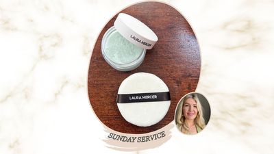 If you try one product, make it this redness-correcting, blurring powder that's perfect for summer parties