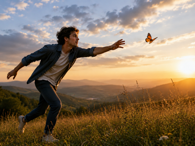 Best proverb of the day: “Happiness is as a butterfly; the more you chase it...” — A powerful life lesson in contentment and the secret to lasting happiness