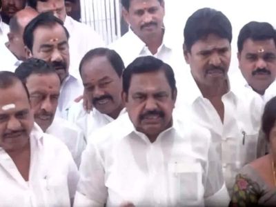 AIADMK MLAs stage walkout from Tamil Nadu Assembly, EPS says "not given chance to speak"