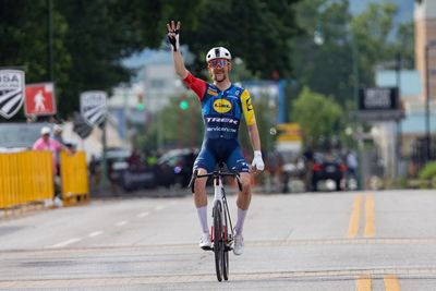 US Road Championships: Quinn Simmons goes solo to take third elite men's road race title