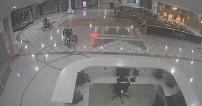 Police hunt for three children after e-bike burnout damages shopping centre