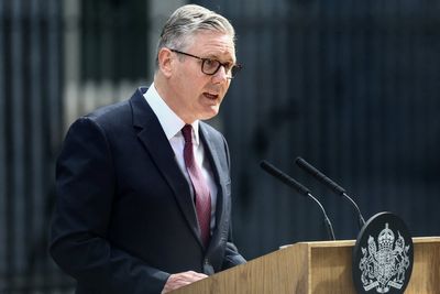 What song was played during Keir Starmer’s resignation speech?
