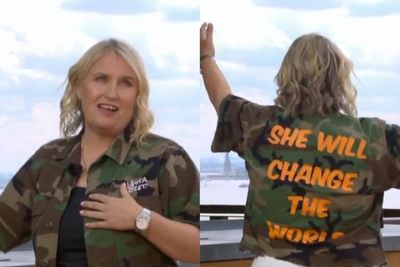 World Cup analyst Emma Hayes shares pointed message written on jacket after ‘sexist’ kitchen controversy