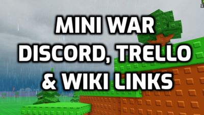 Mini War Discord, Trello & Wiki Links