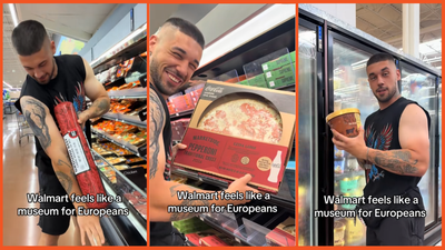European man walks into Walmart for the first time in Austin. Then he calls it the biggest tourist attraction: ‘A whole gallon for cream?’