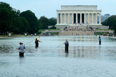 Olympian David Hearn breaks silence over Reflecting Pool controversy after denying vandalism claim