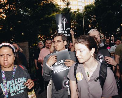 ‘A matter of life or death’: the activists confronting Congress about slashing HIV funding