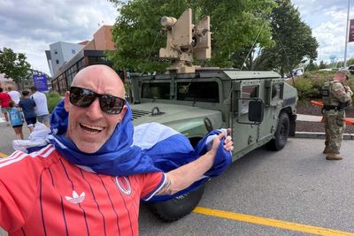 Tartan Army superfan finds out that not all US police tolerate cone tradition