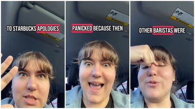 LA Woman embarrassed herself at Starbucks while getting her drink. Then she turned around to fix it and made it worse: ‘I should be locked up’