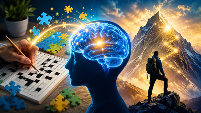 Psychology says people who solve crosswords and puzzles every day aren't just passing time, they may be training their brains to handle bigger challenges