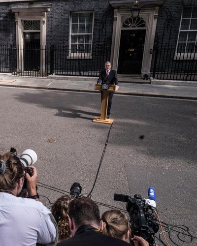 Keir Starmer’s resignation speech: anatomy of a picture