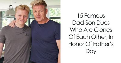 “I Know I Look Just Like Him’’: Celebrating The 15 Most Lookalike Father-Son Pairs In Showbiz For Father’s Day
