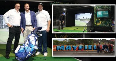 Tee off and perfect your swing with a golf simulator towed by ... a caravan?