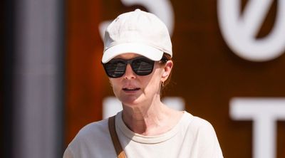 Julianne Moore's sandy-coloured Birkenstock Arizonas and white jeans combination is worth returning to for the season ahead