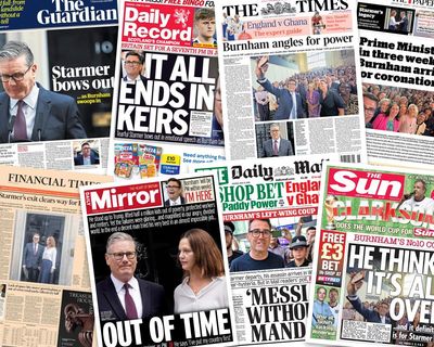 ‘It all ends in Keirs’: what the papers say about Starmer’s resignation