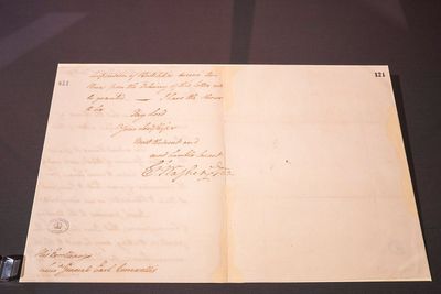 George Washington letter sealing Britain’s defeat in America on show in London