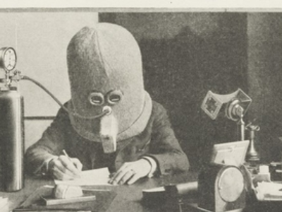 In 1925, inventor created bizarre 'Isolator' helmet that promised superhuman focus and came with its own oxygen supply