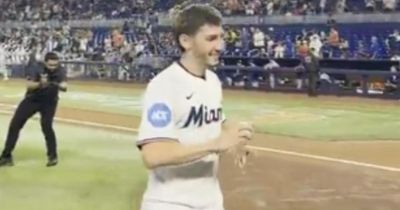 Scotland star throws first pitch as more baseball stars rave about the Tartan Army