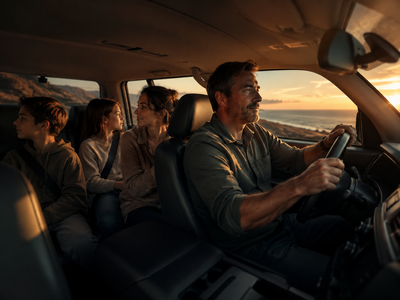 Psychology suggests fathers who always insist on driving may be doing more than just taking control