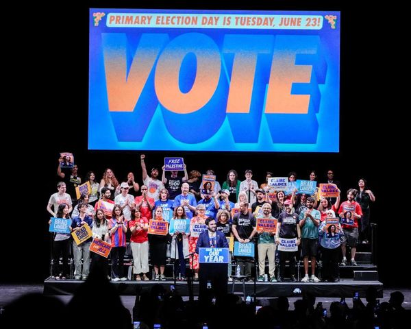 New Yorkers vote as Democrats weigh competing visions in era of Trump