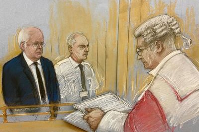 Peter Murrell showed no reaction as his sentence was imposed