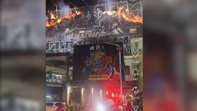 Philippine Firefighters Race To Save 'Burning' House of the Dragon Billboard, but It Was Just Special Effect