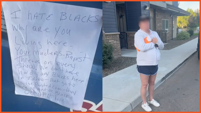 Idaho couple speaks out after receiving ‘I Hate Blacks’ note, woman who allegedly wrote it apologizes, blames ‘the stuff I see on TV’