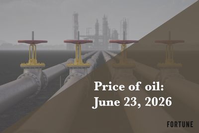 Current price of oil as of June 23, 2026