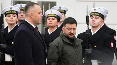 Poland-Ukraine row is 'not helpful' and plays into Putin's hands, Brussels warns