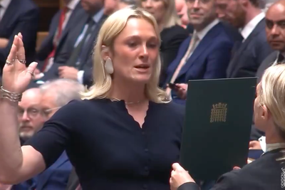 New SNP MP Lara Bird says duty is to ‘sovereign people of Scotland’ during swearing in
