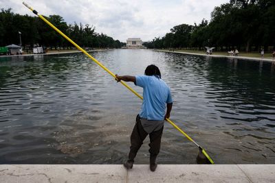 Trump insists Interior Department will release proof of Reflecting Pool ‘vandalism’