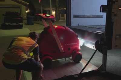 Food delivery robot caught in active SWAT operation
