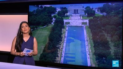 Trump, without proof, blames 'vandalism' as Reflecting Pool turns green again