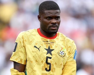 Djed Spence appears to refuse Thomas Partey handshake before England v Ghana