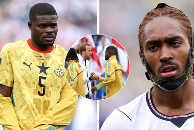 England player refuses Thomas Partey handshake before Ghana match