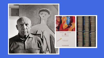 The "lipstick-soft" oil pastels made for Picasso have up to 43% off right now