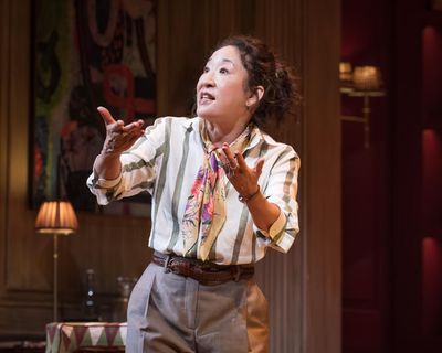The Misanthrope review – Sandra Oh brings riveting heart and fire to over-stuffed Molière update
