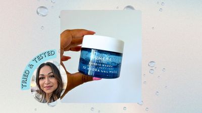This face mask is like a glass of iced water for my skin - I'm wearing it before bed in the 40-degree heatwave this week