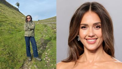 I've been wearing Jessica Alba's waterproof Hoka walking boots in all seasons - they are easily the most stylish option