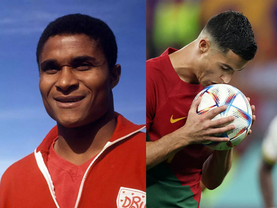Who was Eusébio? Portugal's first global football superstar, aka The Black Panther, whose 60-year-old FIFA World Cup record was just broken by Cristiano Ronaldo