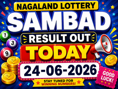 Nagaland Lottery Sambad result out today (24-06-2026); check Rs 1 crore prize winning number and full list here