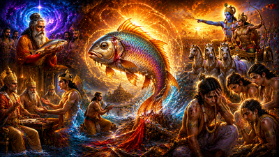 How a Cursed Fish Changed the Fate of the Mahabharata