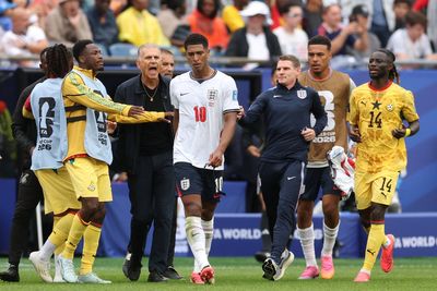 Jude Bellingham involved in foul-mouthed bust-up with Ghana boss Carlos Queiroz