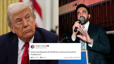 'US will never be a communist country': Trump's message follows big night for Mamdani-backed progressives