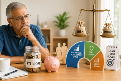 Retired and scared of mutual funds? Expert suggests how to invest Rs 1 crore without taking excessive risk