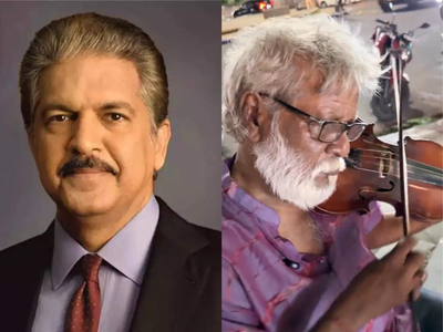 Anand Mahindra offers help to 80-year-old who plays his 40-year-old broken violin on the pavement daily